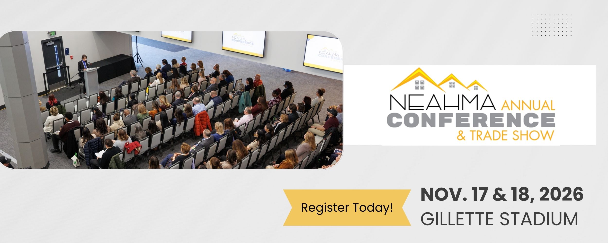 image from 2025 session with neahma annual conference logo to the left